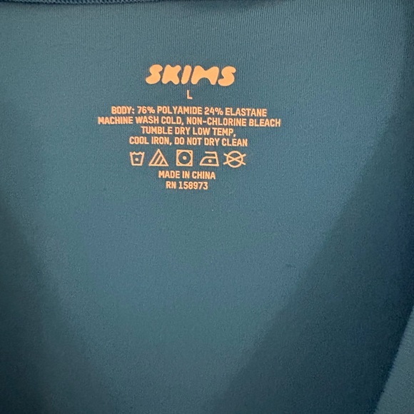 SKIMS Teal Bodysuit - Picture 3 of 3